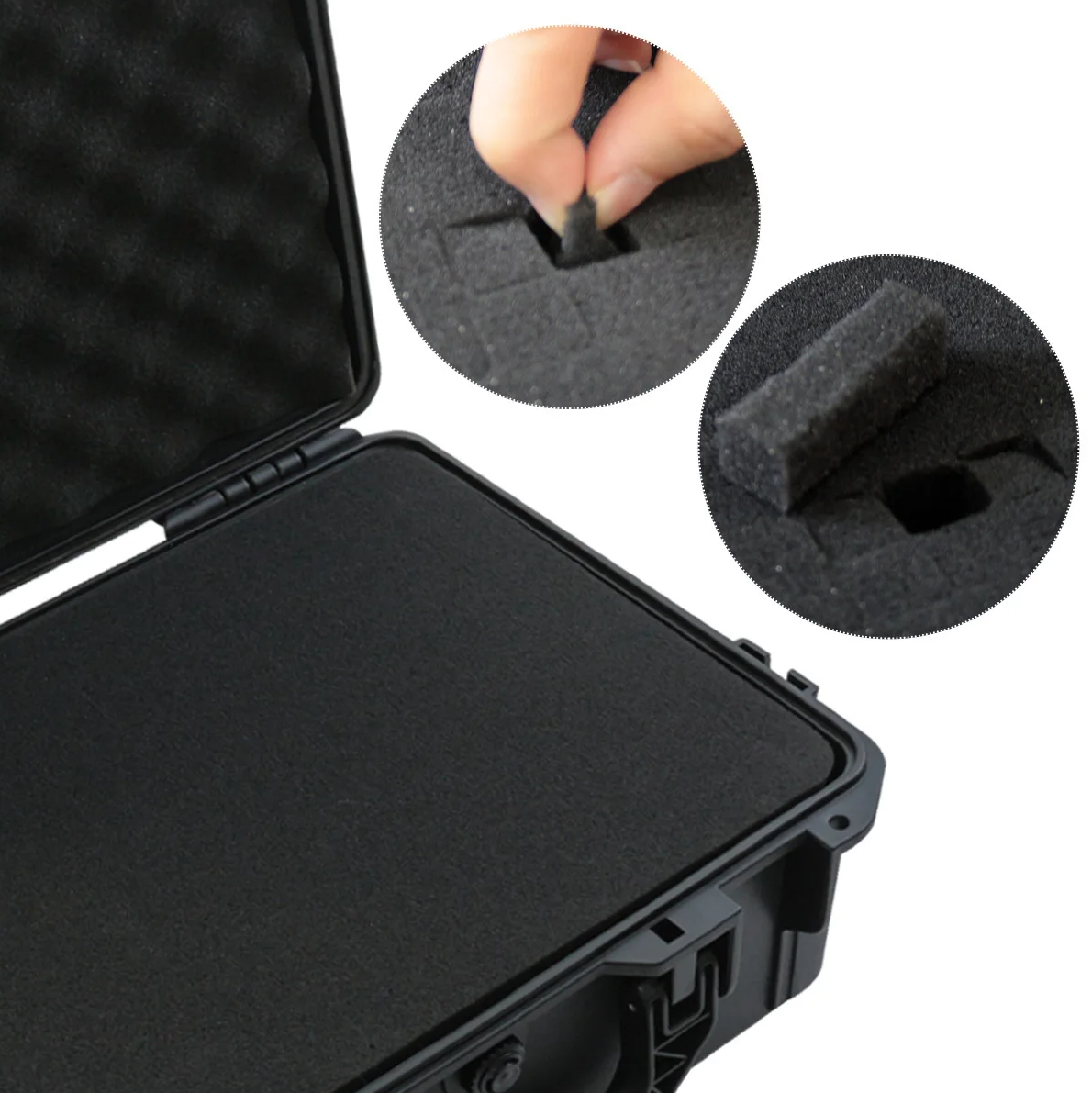 Gambar produk HAMLIN Kotak Perkakas Penyimpanan Barang Toolbox Hard Case Waterproof 380x310x115mm - DT-57