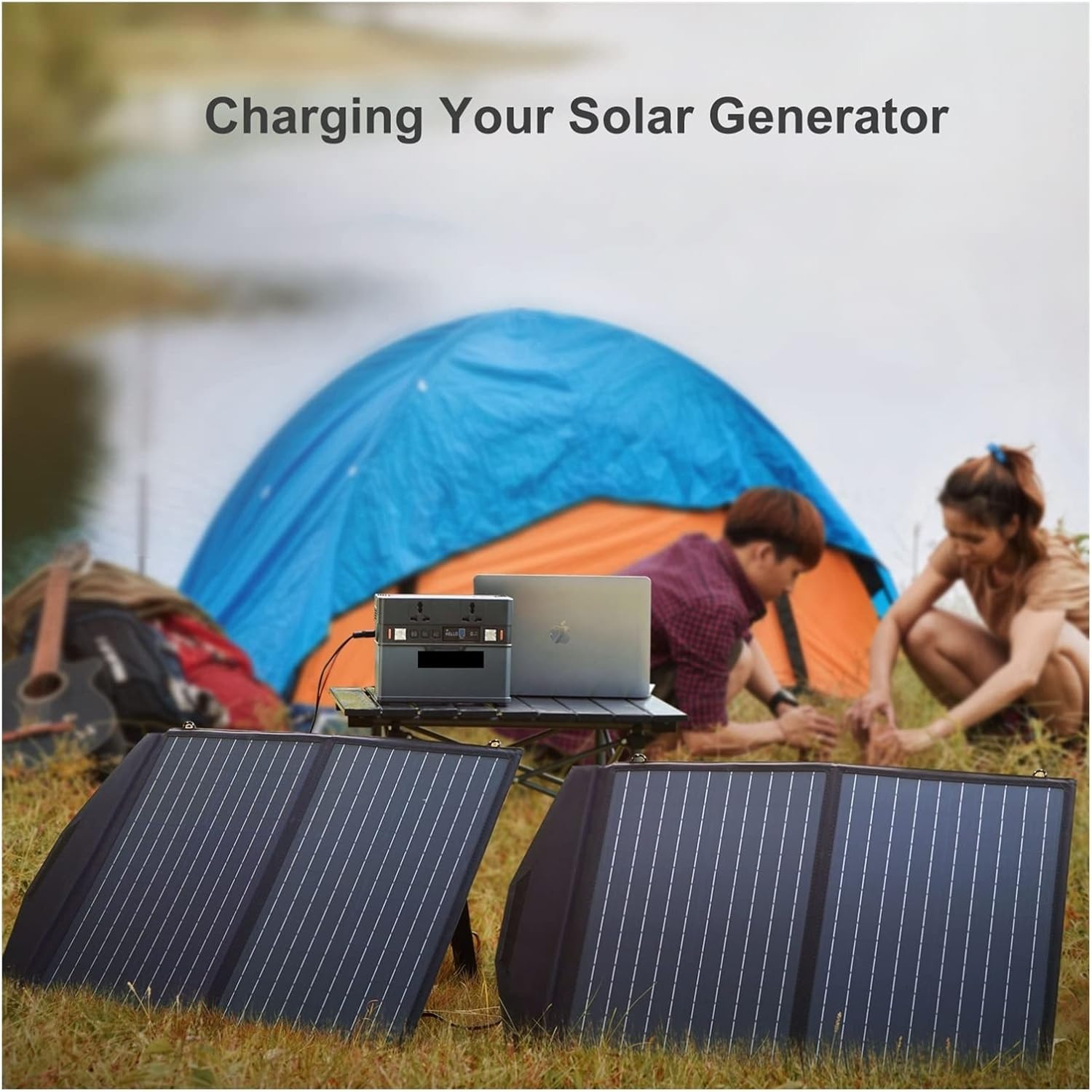 Gambar produk ALLPOWER Panel Surya Solar Panel Foldable Monocrystalline 2 Fold 100W - AP-210