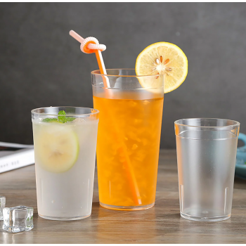 Gambar produk FARFI Gelas Minum Aesthetic Juice Water Cup Drinking Kitchen Acrylic 210ml - FR500