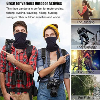 Gambar produk KAJAB Masker Motor Half Face Elastis Outdoor Breathable Quick Dry - KJ51