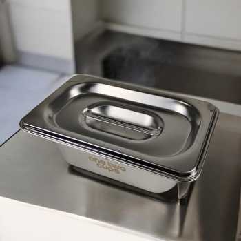 Gambar produk One Two Cups Food Pan Stainless Steel Wadah Makanan Prasmanan 1/9x6.5cm - GN-201