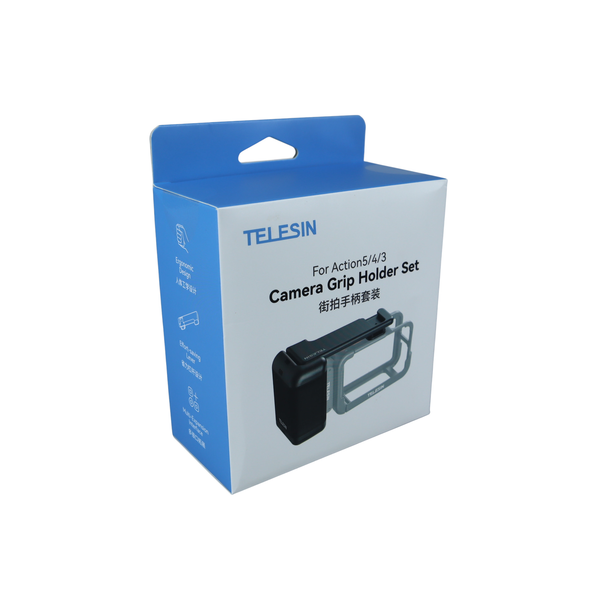 Gambar produk TELESIN Handle Grip for DJI Action 3/4/5 Pro and TELESIN Metal Cage - S6-FMS-23-TDJ