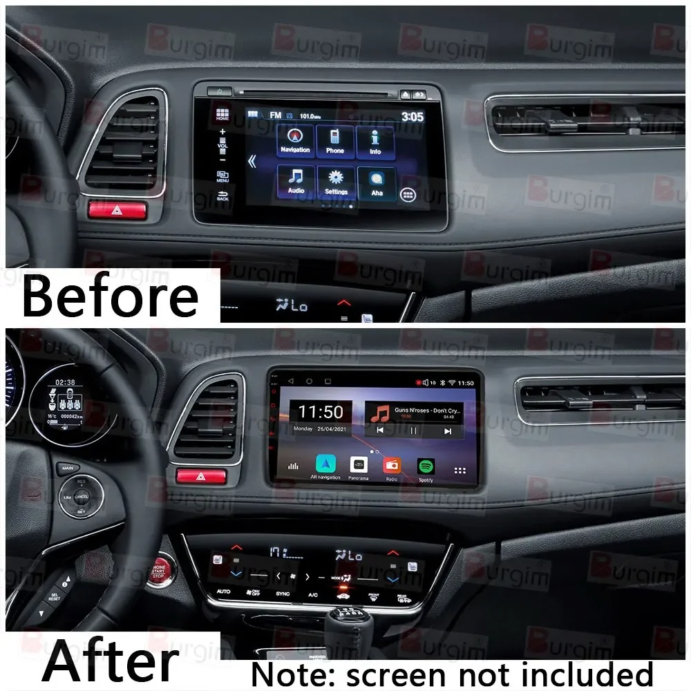 KUFINE Frame Head Unit ABS 9 Inch Car Player Honda HR-V 2013-2021 - KF-21 Gambar produk KUFINE Frame Head Unit ABS 9 Inch Car Player Honda HR-V 2013-2021 - KF-21