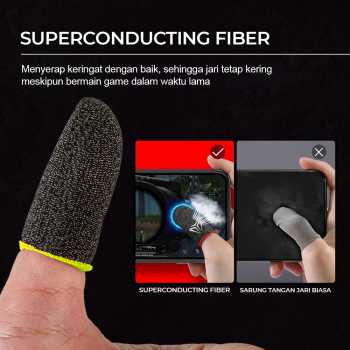 Gambar produk Shezi Sarung Tangan Jari Gaming Finger Sleeve Breathable Touchscreen - S02