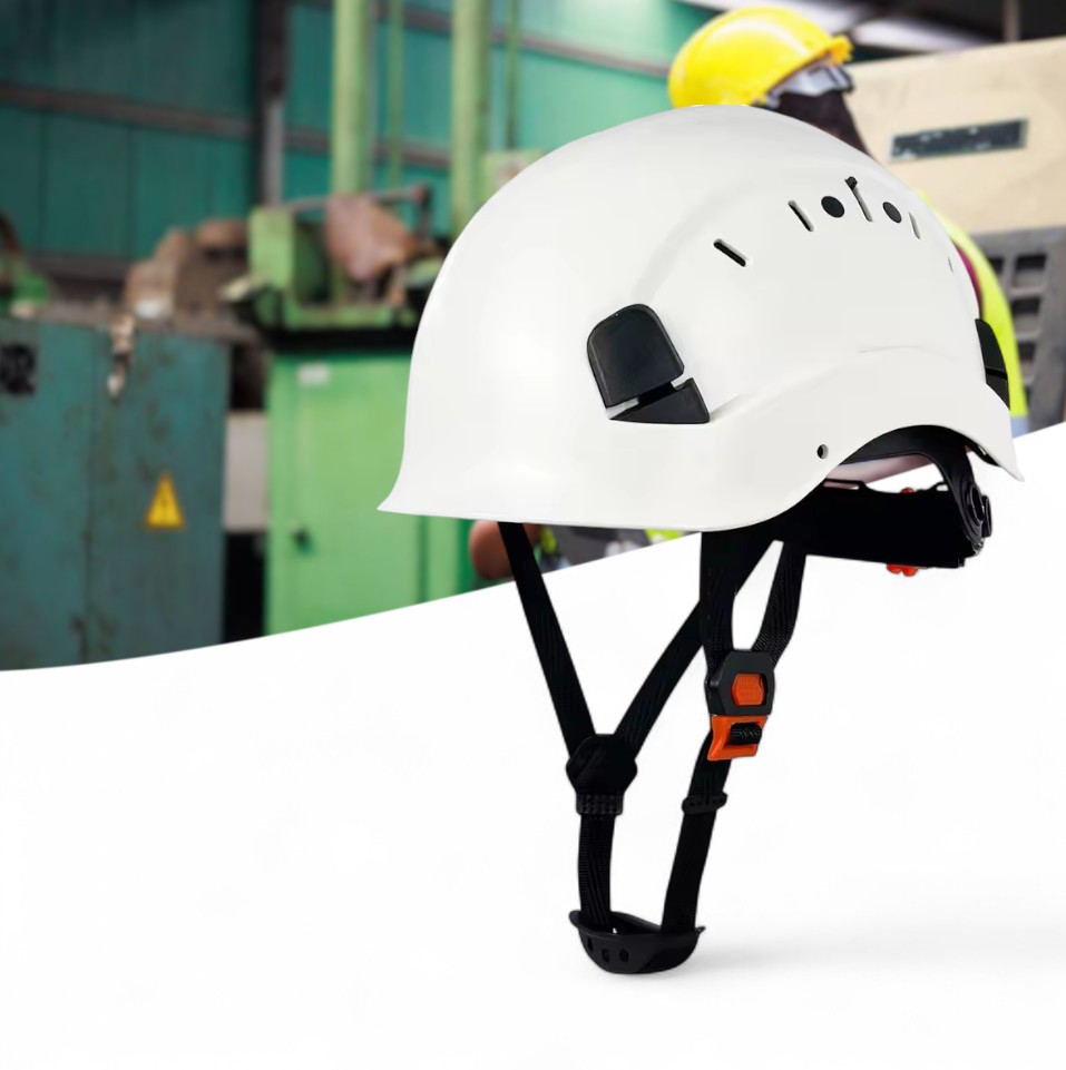 Gambar produk Safe Builder Helm Proyek Konstruksi K3 Safety Hard Hat Protection ABS - SF-06B