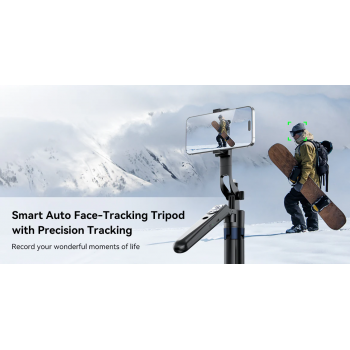 Gambar produk TELESIN Tripod HP Kamera Auto Tracking with Bluetooth Remote - P3-MS-03