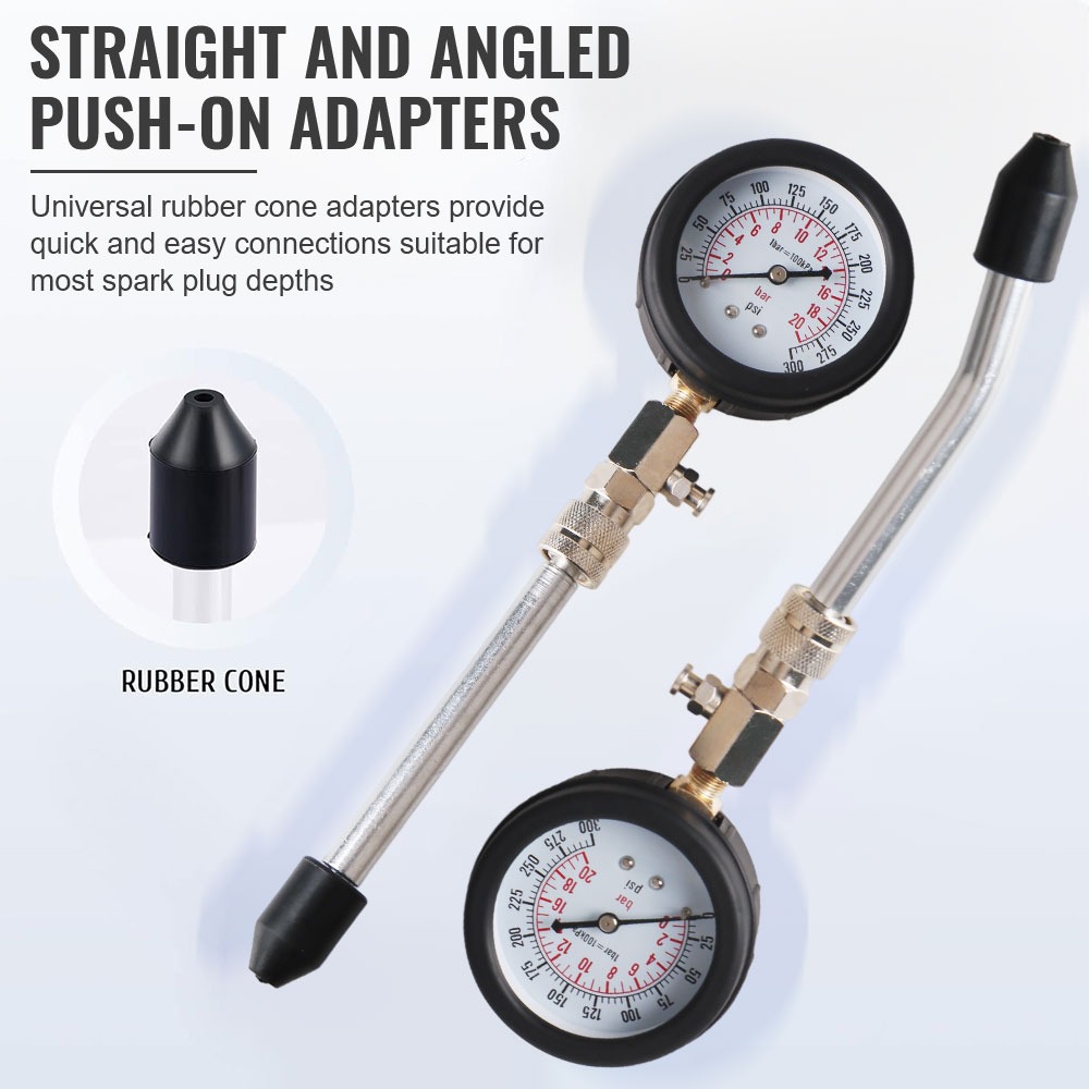 Gambar produk BOOMSTART Alat Tes Kompresi Mesin Diesel Cylinder Compression Tester - BM-20