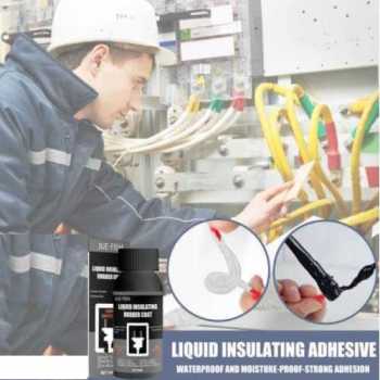 Gambar produk JUE-FISH Lem Kabel Listrik Liquid Insulating Rubber Coat Glue 50ml - JU-0038