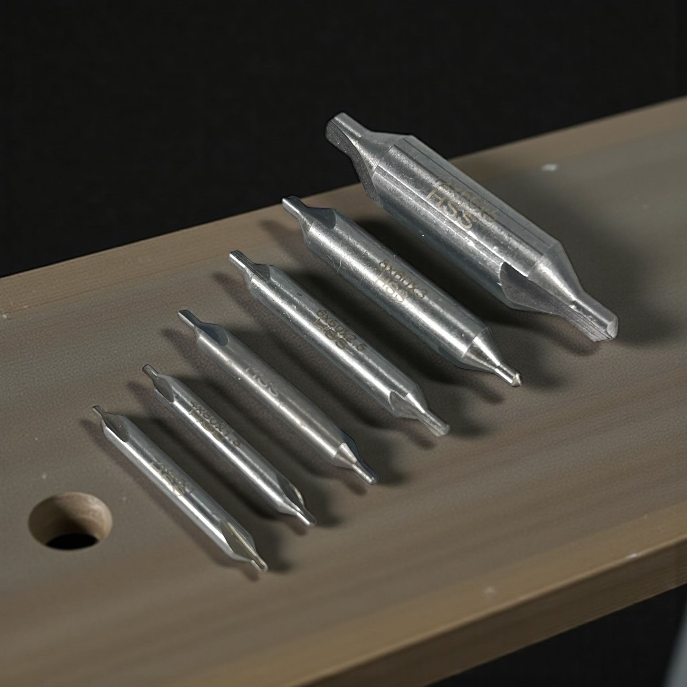 Taffware Mata Bor Center Drill Bits Set Precision 6 PCS - SV-VDB25 Gambar produk Taffware Mata Bor Center Drill Bits Set Precision 6 PCS - SV-VDB25