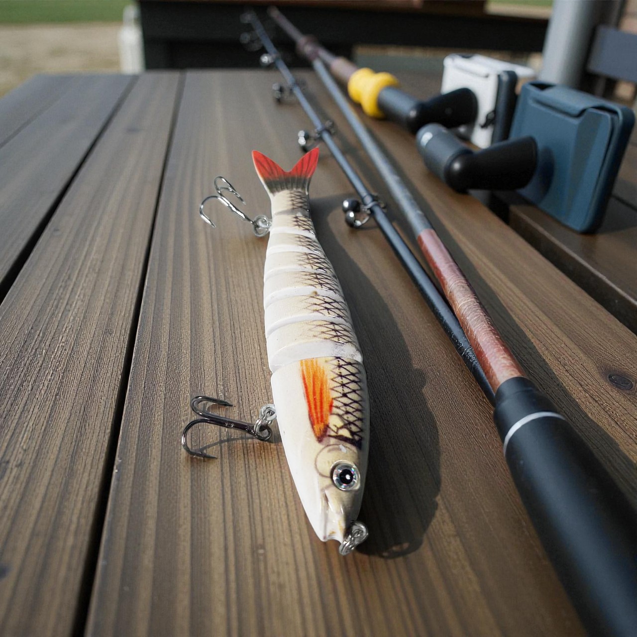 Gambar produk GOBAIT Umpan Pancing Ikan Lifelike Fish Bait Lure 8 Section 13.5cm 25g - GB-13