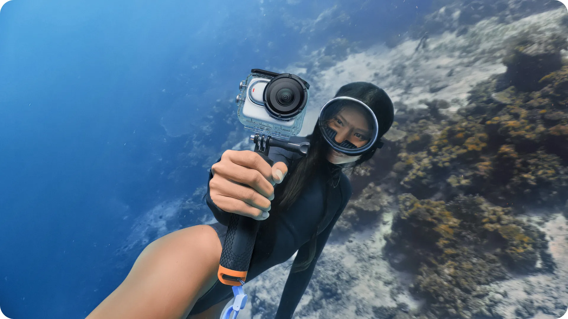 YAZE Underwater Waterproof Case Diving 60M for Insta360 GO3/GO3S - I3G3 Gambar produk YAZE Underwater Waterproof Case Diving 60M for Insta360 GO3/GO3S - I3G3