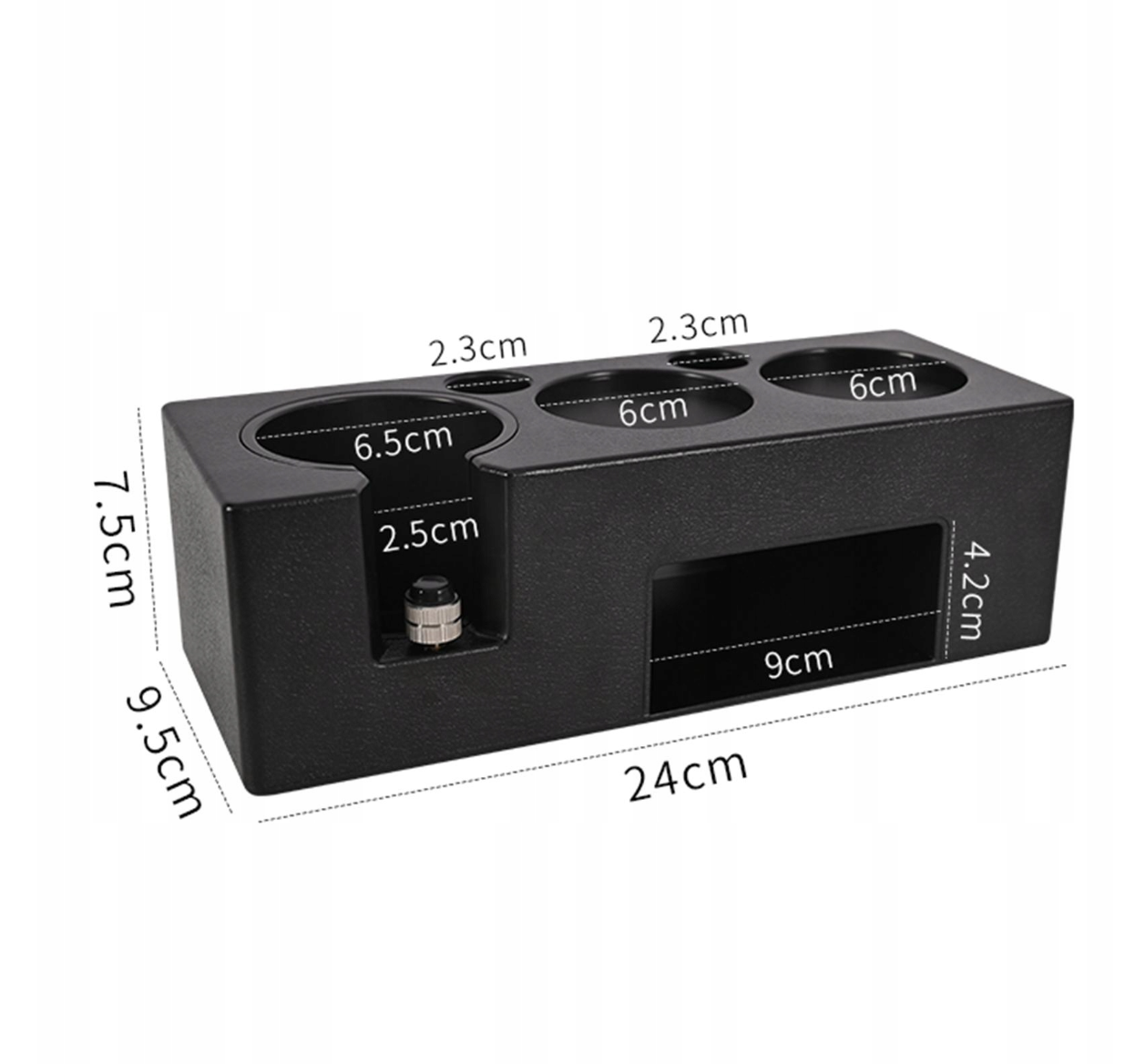 Gambar produk BOMBER Coffee Tamper Station Espresso Portafilter Storage 24x9.5x7.5cm - BB-150