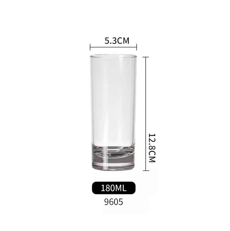 Gambar produk LAYCE Gelas Akrilik Tahan Panas Aesthetic Tea Juice Cup Polycarbonate 180ml - LY-75