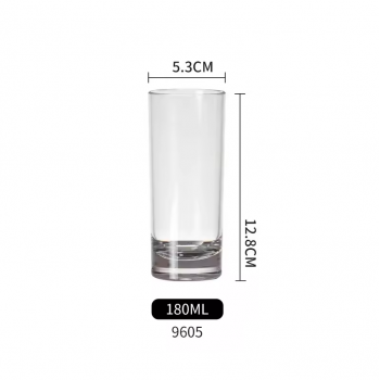 Gambar produk LAYCE Gelas Akrilik Tahan Panas Aesthetic Tea Juice Cup Polycarbonate 180ml - LY-75