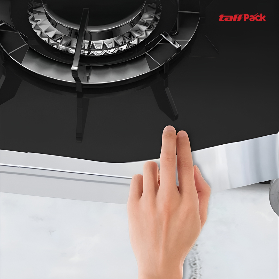 Gambar produk TaffPACK Lakban Aluminium Foil Tape Tahan Panas Anti Bocor 5M - FM-TP