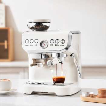 SAOCHI Mesin Kopi Espresso Coffee Maker Frothing Grinding 20 Bar 1560W - 517EA