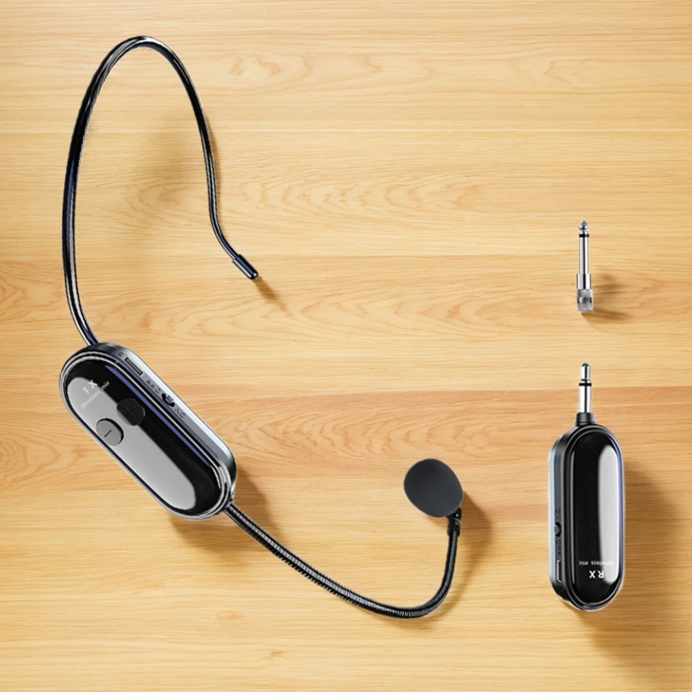 XIAOKOA Wireless Microphone 2.4G Headset with Echo 120mAh - XK-121 Gambar produk XIAOKOA Wireless Microphone 2.4G Headset with Echo 120mAh - XK-121