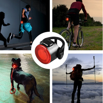 Gambar produk LIDS Lampu Sepeda Depan Belakang LED Rechargeable Waterproof 1 Set - XA-325