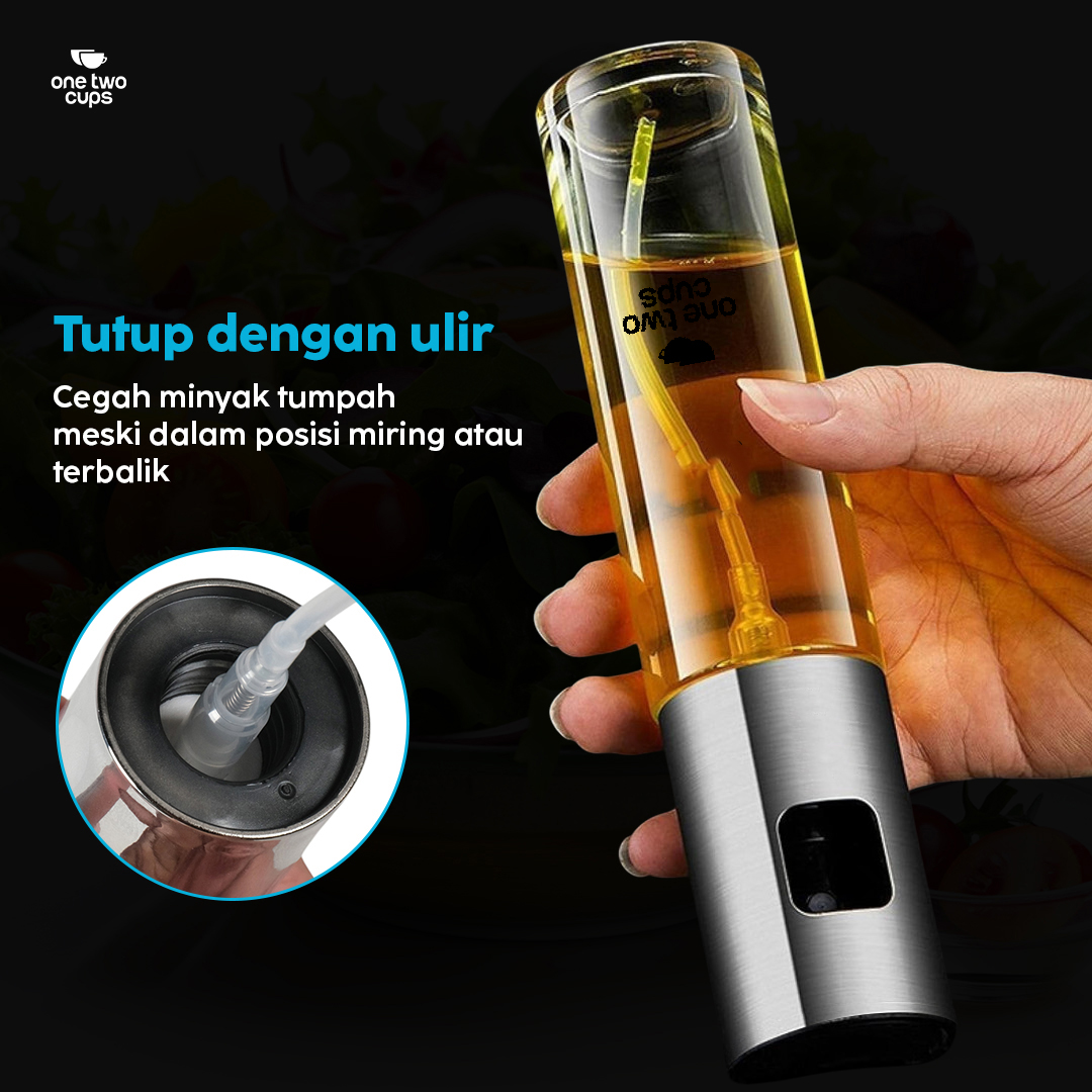 Gambar produk One Two Cups Botol Minyak Spray Olive Oil BBQ Food 100ml - HEA-1075