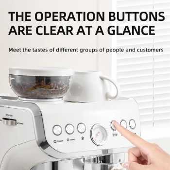 Gambar produk SAOCHI Mesin Kopi Espresso Coffee Maker Frothing Grinding 20 Bar 1560W - 517EA