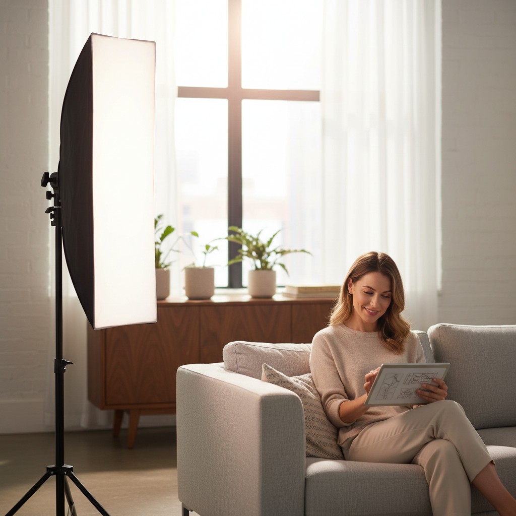 GuangYi Softbox Rectangular Reflector Lighting Bowens Mount 30x120cm - GY22 Gambar produk GuangYi Softbox Rectangular Reflector Lighting Bowens Mount 30x120cm - GY22