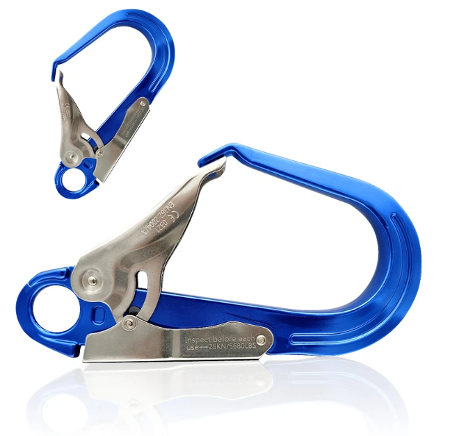 Gambar produk Zhibo Kait Pengaman Carabiner Rock Climbing Mountain Self Locking 25KN - CE323