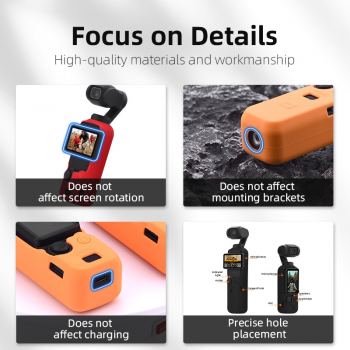 Gambar produk SDS Case Pelindung Silicone Protective Case for DJI Osmo Pocket 3 - SD3S