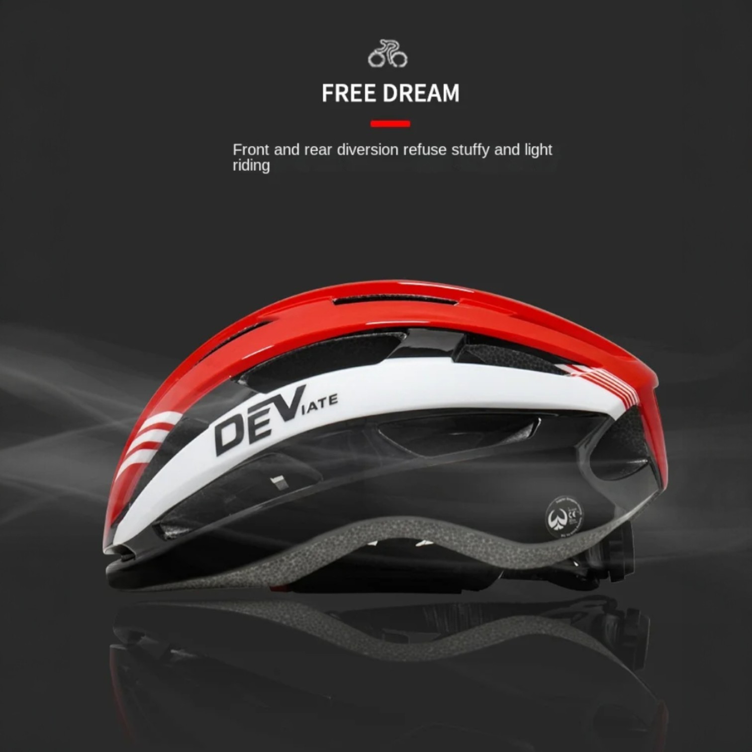 Gambar produk DEVIATE Helm Sepeda Bicycle Mountain Bike Helmet EPS Foam 22 Air Vent - 037