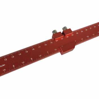 Gambar produk CSN Penggaris Mark Line Gauge T-Type Woodworking Measuring Ruler 300mm - C200