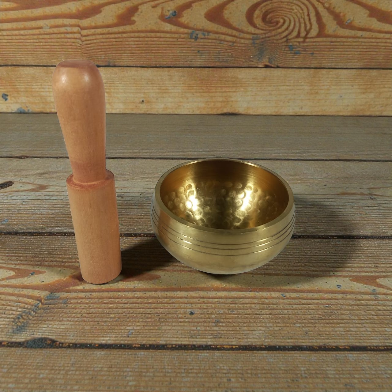 Gambar produk XIAOLANG Mangkok Tembaga Vihara Buddha Sound Bowl 8x4.4cm - X8