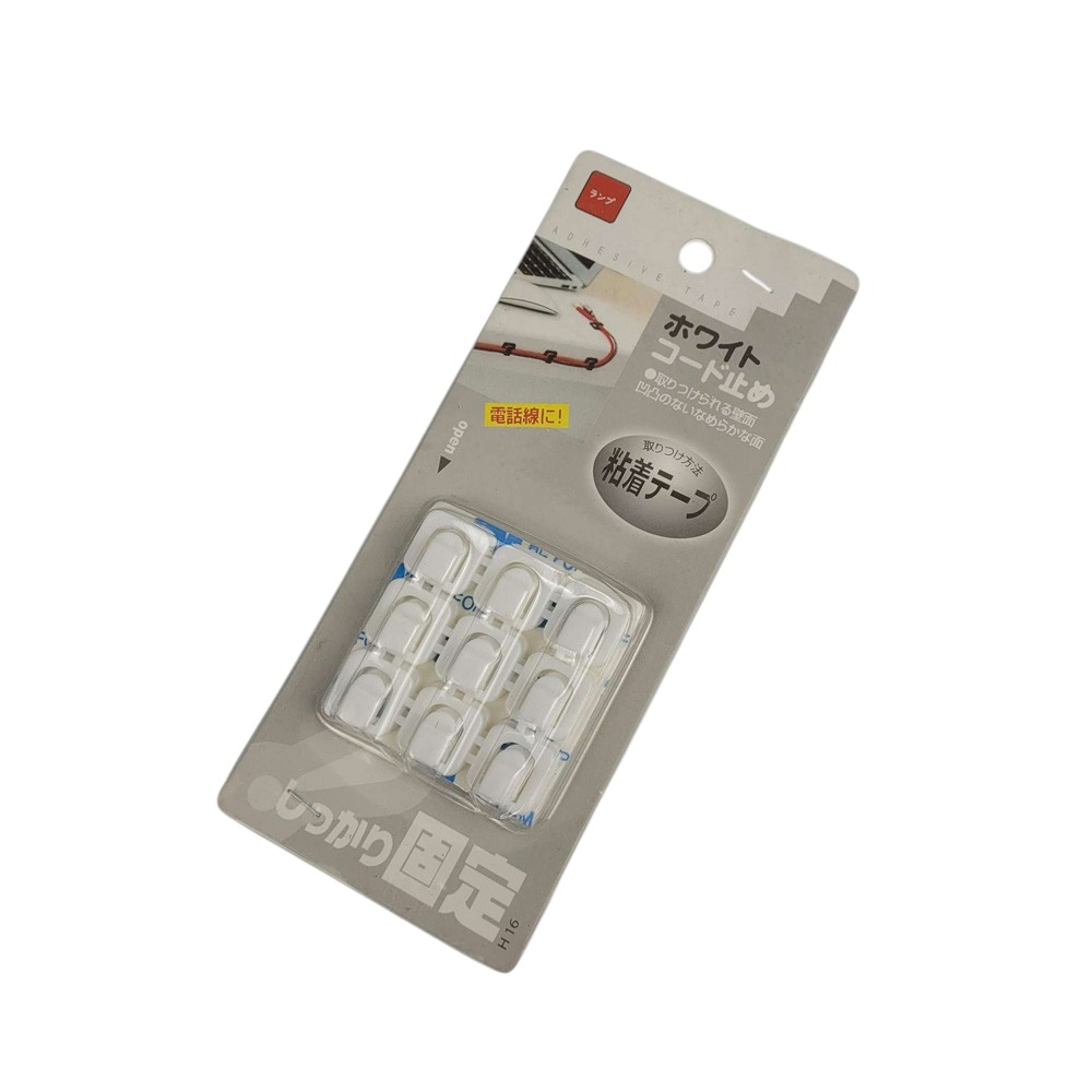 Klip Kabel Tempel Cable Management Wire Organizer 18 PCS - H16 Gambar produk Klip Kabel Tempel Cable Management Wire Organizer 18 PCS - H16