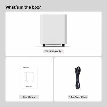 Gambar produk Fosi Audio Active Speaker Subwoofer HiFi 10 Inch Driver Smart DSP 500W - SW10