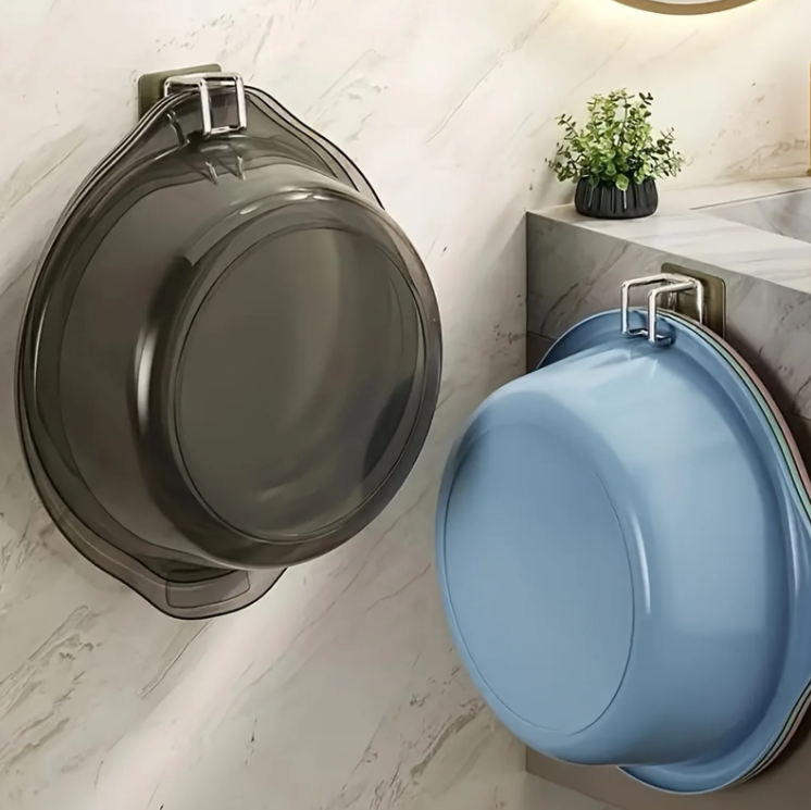 WISPOD Gantungan Dinding Washbasin Hook Kitchen Bathroom Rack 2PCS - WP2 Gambar produk WISPOD Gantungan Dinding Washbasin Hook Kitchen Bathroom Rack 2PCS - WP2