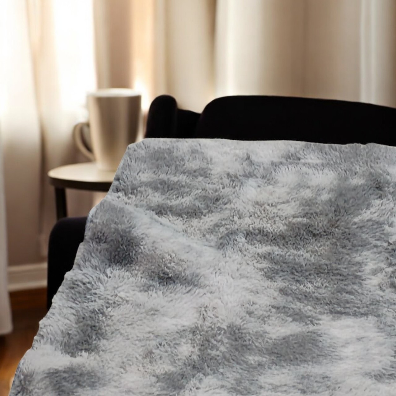 Gambar produk Dresshomee Karpet Bulu Rasfur Soft Fluffy Living Room Rug 140x190cm - DE2004