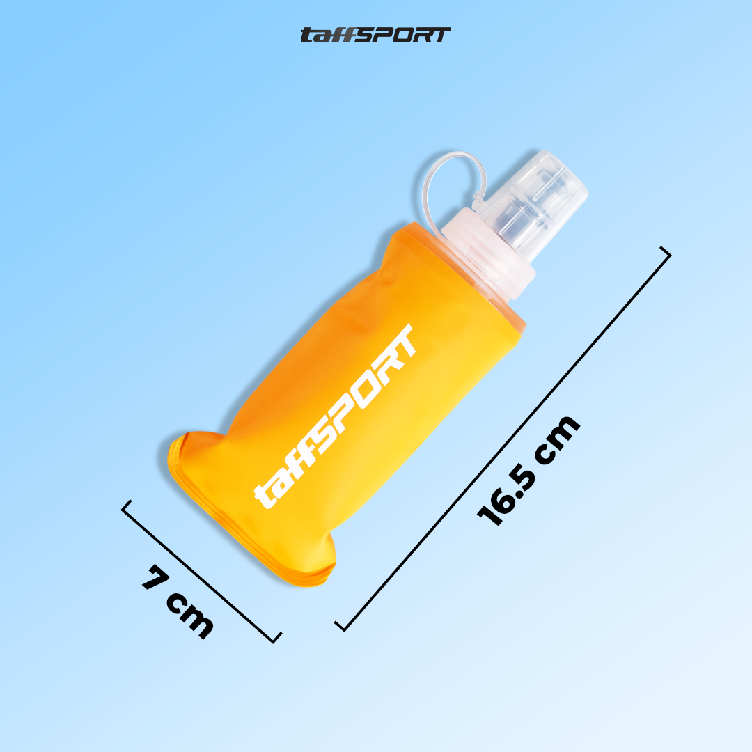TaffSPORT Botol Minum Soft Flask Foldable Sport Water TPU 150ml - TFB-10 Gambar produk TaffSPORT Botol Minum Soft Flask Foldable Sport Water TPU 150ml - TFB-10