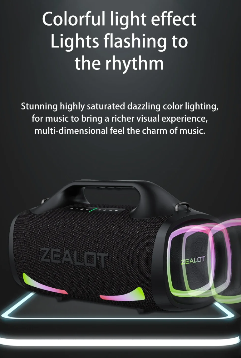 ZEALOT Speaker Bluetooth Portable Subwoofer Dual Pairing 24000mAh - S79 Gambar produk ZEALOT Speaker Bluetooth Portable Subwoofer Dual Pairing 24000mAh - S79