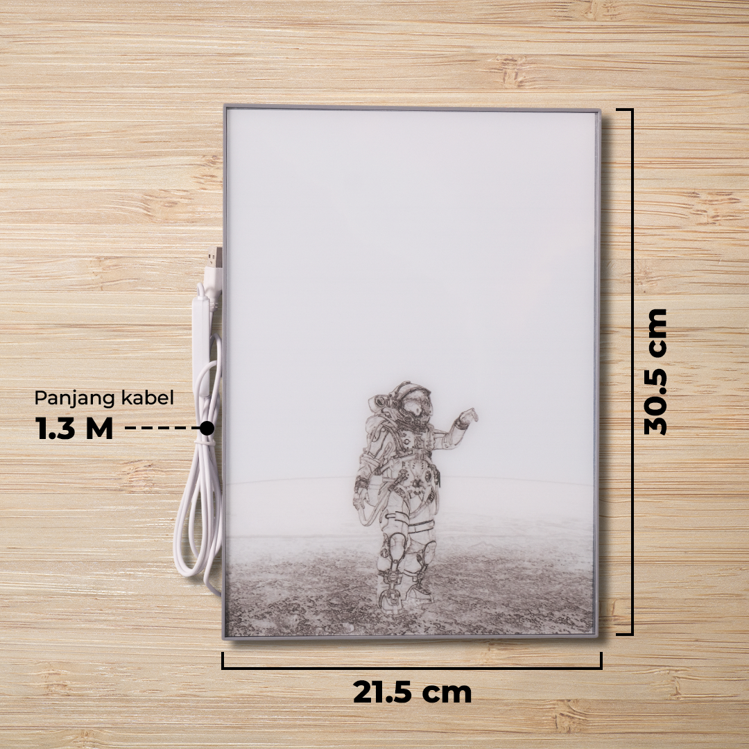 Gambar produk YORYZENG Lampu Meja Hias Lukisan 3in1 Color LED USB 30.5cm Astronaut - YY31