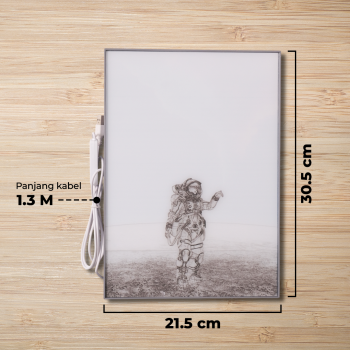 Gambar produk YORYZENG Lampu Meja Hias Lukisan 3in1 Color LED USB 30.5cm Astronaut - YY31