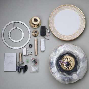 Gambar produk SOVE Kipas Angin Gantung Ceiling Fan LED Tri Color with Remote 48 Inch - FD9-B