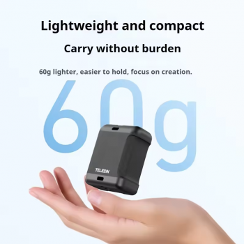 Gambar produk TELESIN Handle Frame Grip for DJI Action 3/4/5 Pro and DJI Metal Cage - S6-FMS-24-TDJ