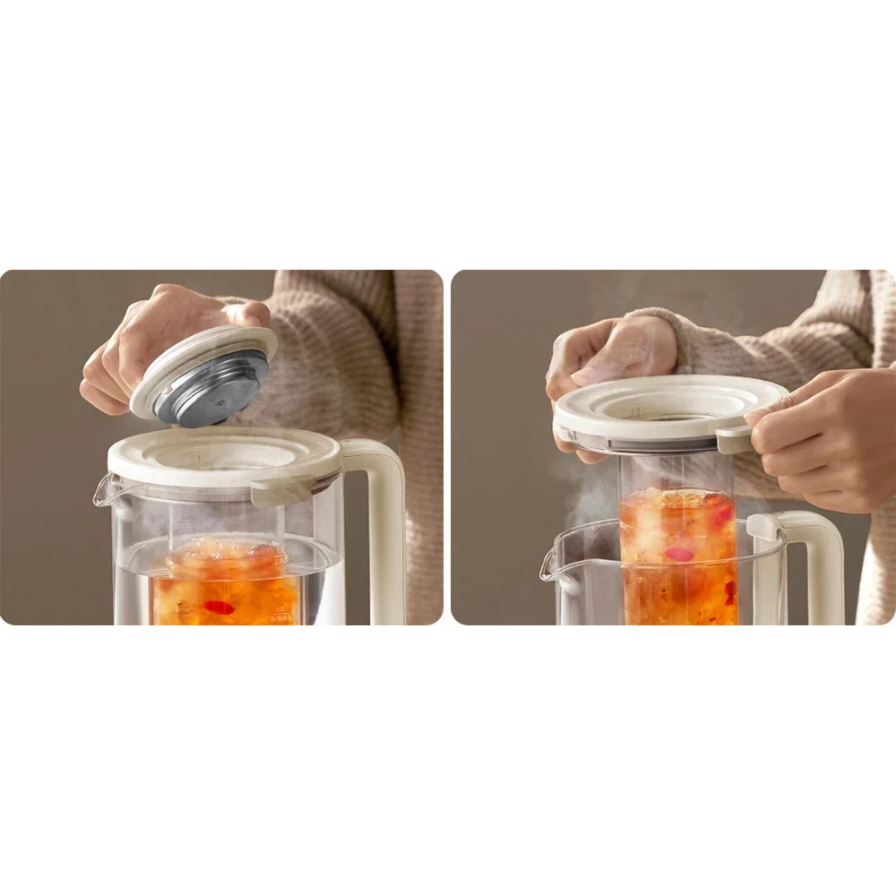 Xiaomi Mijia Teko Listrik Pemanas Air Multifungsi Water Heater 1.5L - S2 Gambar produk Xiaomi Mijia Teko Listrik Pemanas Air Multifungsi Water Heater 1.5L - S2