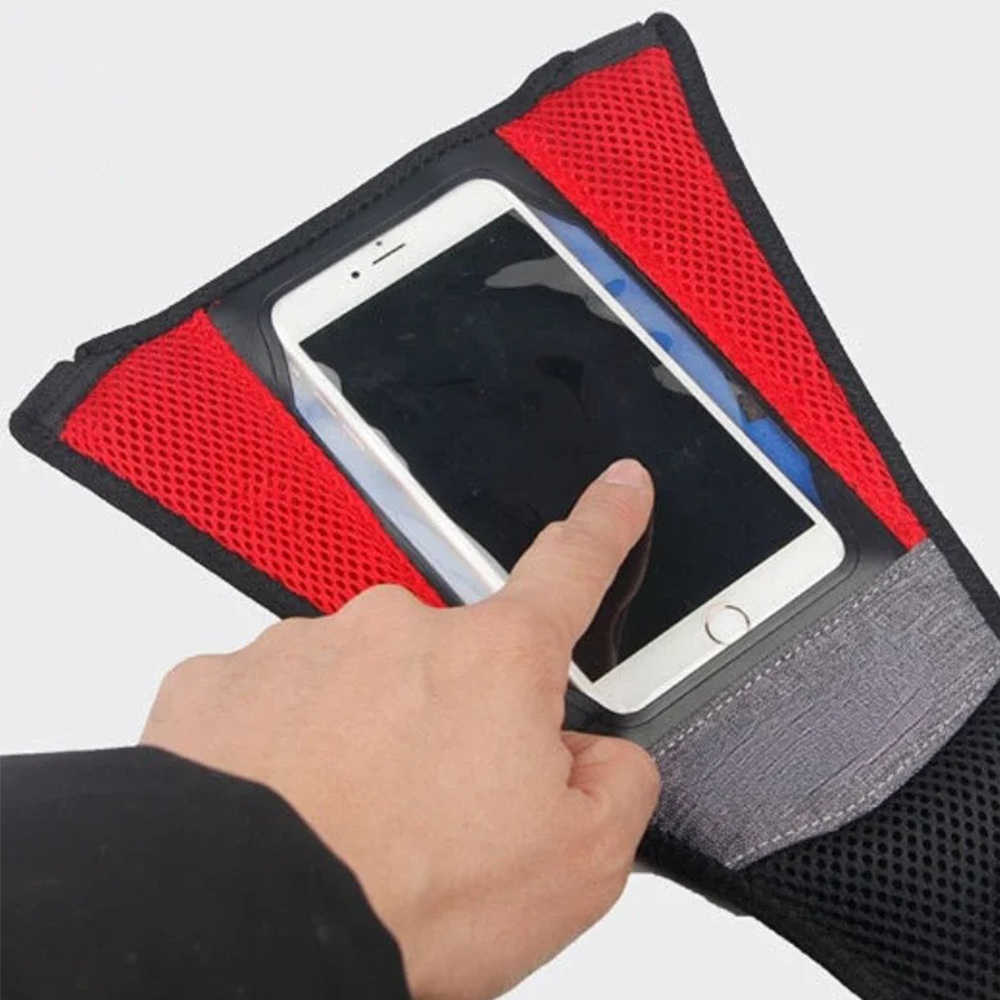 Gambar produk Deuter Jaring Keringat Sepeda Sweatband Bicycle Net Pouch Touchscreen - D660
