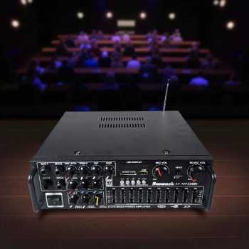Gambar produk Sunbuck Bluetooth EQ Amplifier Karaoke Mixer Audio FM - AV-MP326BT