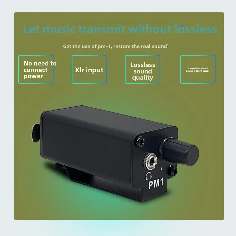 SOTAMIA Personal In Ear Monitor Headphone Amplifier XLR Input - PM1 Gambar produk SOTAMIA Personal In Ear Monitor Headphone Amplifier XLR Input - PM1