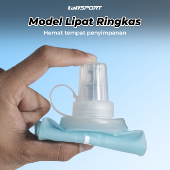 Gambar produk TaffSPORT Botol Minum Lipat Soft Flask Running Water Bottle 500ml - TF-50
