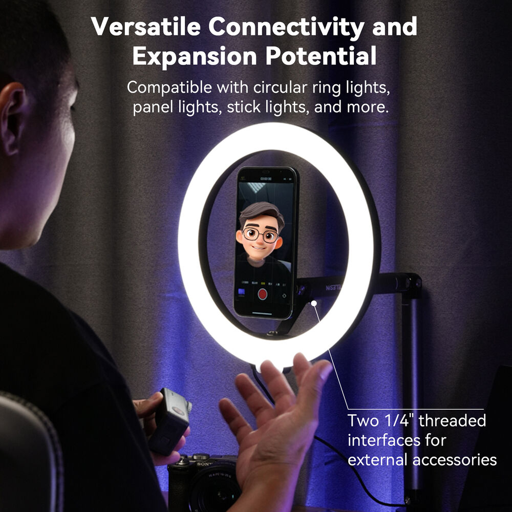 TELESIN MagSafe Foldable Lazy Arm Smartphone Table Aluminum Clamp - P3-DS-02 Gambar produk TELESIN MagSafe Foldable Lazy Arm Smartphone Table Aluminum Clamp - P3-DS-02