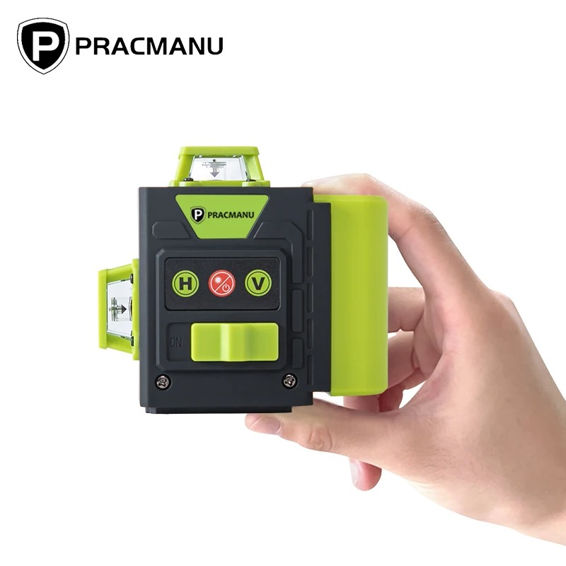 Pracmanu Laser Level Self Leveling 3D 360 Degree 12 Line 520nm 2400mAh - PC-520 Gambar produk Pracmanu Laser Level Self Leveling 3D 360 Degree 12 Line 520nm 2400mAh - PC-520