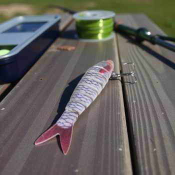 Gambar produk GOBAIT Umpan Pancing Ikan Lifelike Fish Bait Lure 8 Section 9cm 5g - GB-95