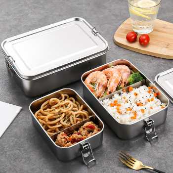 Umigy Kotak Makan Lunch Bento Box Stainless Steel 304 with Partition - UM58