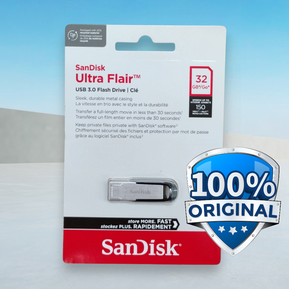 Gambar produk SanDisk Ultra Flair Flashdisk USB 3.0 32GB - SDCZ73